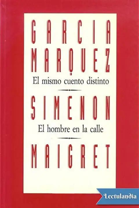 Portada de El mismo cuento distinto El hombre en la calle