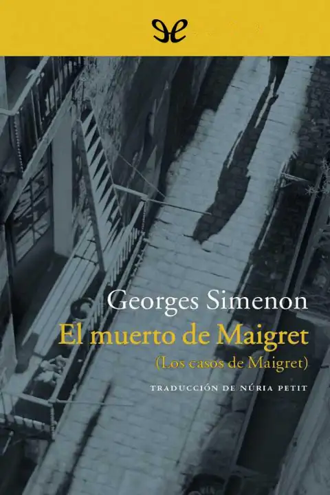 Portada de El muerto de Maigret