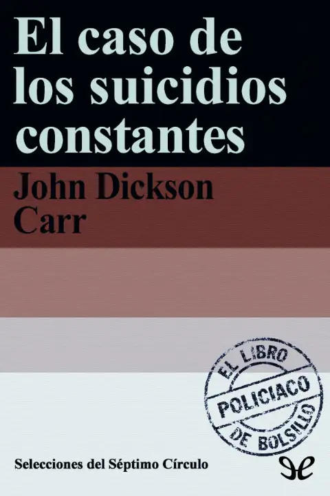 Portada de El caso de los suicidios constantes